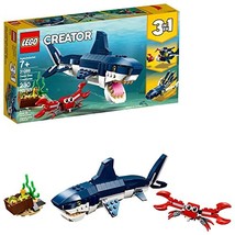 LEGO Creator 3in1 Deep Sea Creatures 31088 Shark, Crab, Squid or Angler Fish Sea - £18.38 GBP