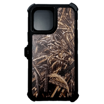 Heavy Duty Camo Case w/Clip BLACK/BUSH For iPhone 13 Pro Max - £6.73 GBP