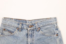 Vintage 90s Levis 550 Orange Tab Womens 28 Distressed Cut Off Denim Jean Shorts - $59.35