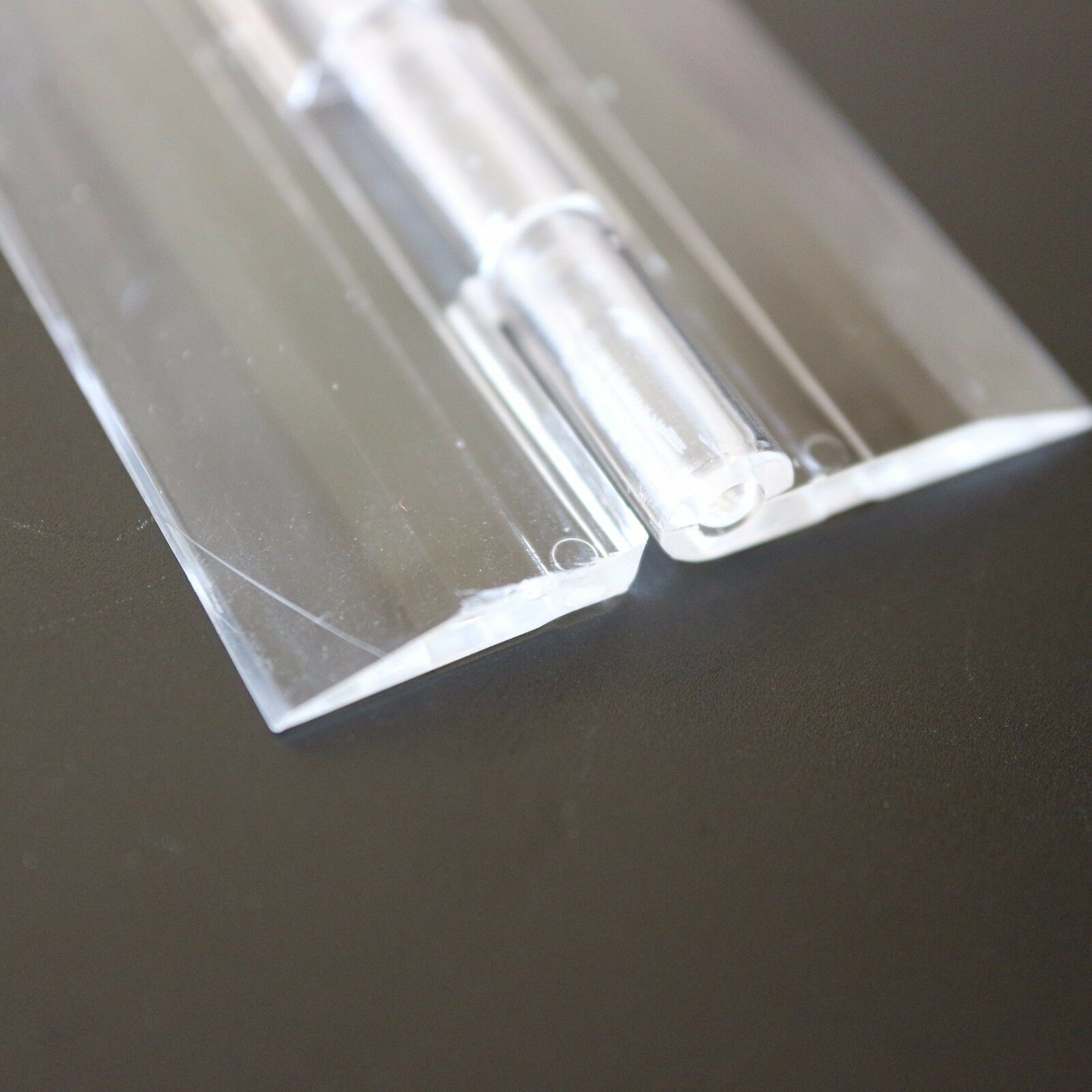 Clear Acrylic Plastic Piano Continuous Hinge 100mm x 42mm - $7.18
