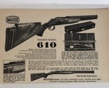 1970s Mauser Model 610 Vintage Print Ad Advertisement pa16 - £5.51 GBP
