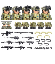 America Army Figures Building Blocks City US Soldier Military Weapons se... - £19.69 GBP