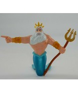 Disney The Little Mermaid King Triton PVC Figure Ariel Father Dad Cake T... - £7.85 GBP