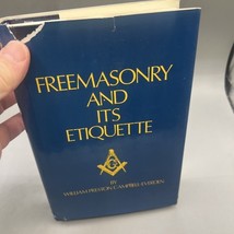 Freemasonry And Its Etiquette William Preston 1978 HBDJ  Vintage - $440.13 MXN