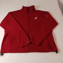 Columbia XL6656 Alabama Crimson Women’s Red  Fleece Full Zip Jacket Pock... - €13,63 EUR