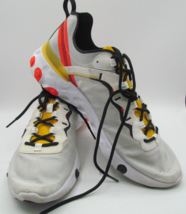 Nike React Element 55 Bright Crimson/Tour Yellow/White BQ6166102 Men 12 ... - $18.94 CAD