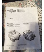 Briggs &amp; Stratton Operators Manual 110000 120000 140000 - $75.07 MXN