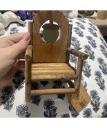 Boyds Collection 10x6 Kristen’s Large Acorn DOLL ADIRONDACK Log Cabin Chair - $18.00