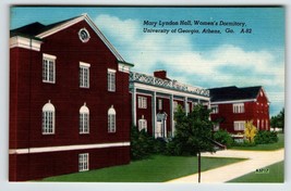 Mary Lyndon Hall Womens Dormitory University Of Athens Georgia Postcard ... - £6.51 GBP