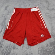 Adidas Shorts Boys M Red Climalite Elastic Waist Active Basketball Sport... - £18.14 GBP
