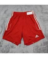 Adidas Shorts Boys M Red Climalite Elastic Waist Active Basketball Sport... - £17.88 GBP