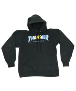 Thrasher Revista Skate Hoodie Sweatshirt Men's Small Black San Francisco - $34.25