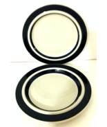 Arabia of Finland Anemone Blue Set of 2 Salad Plates 8&quot; diam MCM EUC - $170.87 MXN