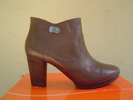New Easy Spirit Gray Leather Booties Size 8 W Wide $129 - £68.48 GBP