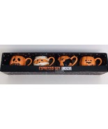 Lang Expresso Halloween Set Pumpkins Skeleton Mummy Bat Zombie 4-PC New - £20.43 GBP