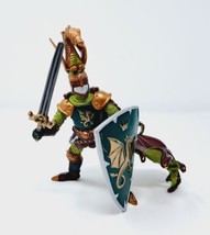 Papo 39922 Weapon Master Dragon Figure w Sword 2008 Fantasy World Knights Green - £6.99 GBP