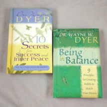 Dr Wayne Dyer 2 Books 10 Secrets to Success and 9 Principle Habits Match Desires - £7.12 GBP