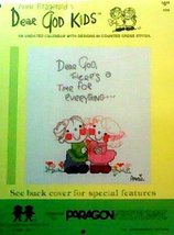 Anne Fitzgerald&#39;s Dear God Kids: An Undated Calendar with Designs in Counted Cro - £9.74 GBP