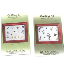 2 Petty Point Quilling Kit Paper Filigree Pretty Posies and Little Critters - $16.83