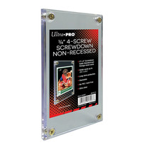 NEW Ultra Pro Screwdown Non-Recessed Card Display Case Sports Gaming MTG 43007 - £5.20 GBP