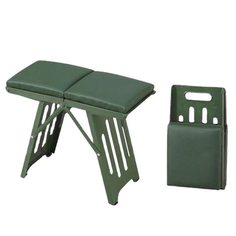 Mini Steel Portable Folding Camping Stool Chair for Outdoor Fishing Hiking - £25.43 GBP+