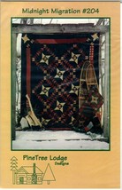 Midnight Migration Lap Quilt for Two Pattern Pine Tree Lodge Designs 1998 - $5.99