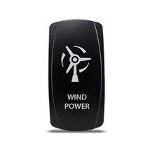 CH4x4 Rocker Switch Wind Power Symbol - White LED - £13.44 GBP