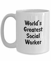 World&#39;s Greatest Social Worker - 15oz Mug - £13.66 GBP