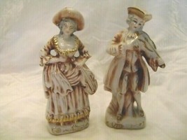 Lady and Man Porcelain Figurine Occupied Japan - £27.24 GBP