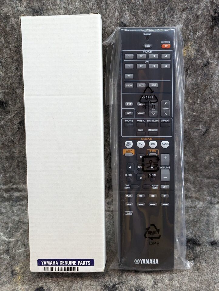 New YAMAHA RAV521 ZJ66500 AV Audio Video Remote Control RXV377 YHT4910U - $7.99