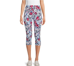 No Boundaries Juniors Bloom Navy Capri Leggings Size L 11-13 - £15.79 GBP