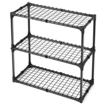 Heavy-Duty 3-Shelf Wire Rack - Versatile Metal Storage Shelving (1-Pack) - $55.99
