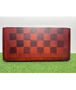 Wood Chess Board and Wood Pieces Folding Travel Board with Storage 16&quot; x... - £11.46 GBP