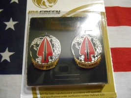 Us Army Special Operations Command Crest Dui Nip Pair - £11.95 GBP
