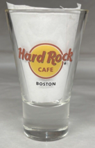 Hard Rock Cafe Boston Flared Tall Shot Glass 4.25&quot; Tall 6oz Dessert Glass - £5.11 GBP