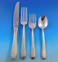 Golden Winslow by Kirk Sterling Silver 12 Flatware Service Set 48 pieces - £2,219.47 GBP