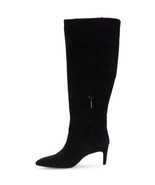 Sam Edelman Uma Suede Kitten Knee High Boots Black 7 - $129.93 CAD
