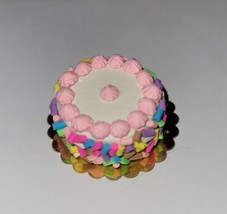 Dollhouse Birthday Cake Dolls Dessert Celebration Decorated Round - £7.50 GBP