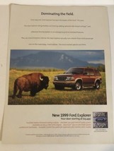 1999 Ford Explorer Vintage Print Ad Advertisement pa12 - $6.92