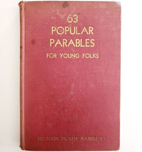 63 Popular Parables For Young Folks 1948 1st Edition Christian Antique BKBX4 Item image 2