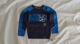 NBA Kids Boy&#39;s Oklahoma City Thunder Cozy Long Sleev Blue Sweatshirt M(5-6) - £19.87 GBP