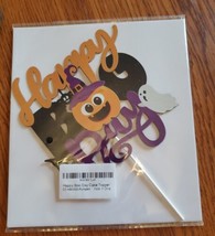 Halloween Birthday Cake Topper Happy Boo Day Cake Topper new in package  - £3.94 GBP