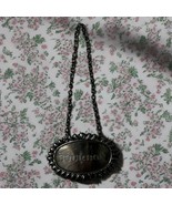 Vintage Sterling Silver 352 Bourbon Liquor Decanter Label Tag Gadroon Ed... - $68.72 CAD