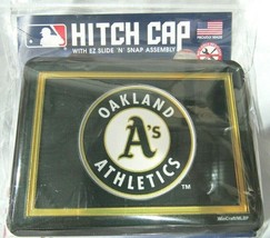 MLB Oakland Athletics Laser Cut Trailer Hitch Cap Cover Universal Fit Wi... - £20.74 GBP