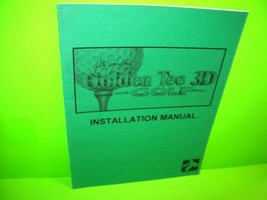 GOLDEN TEE 3D GOLF Original Video Arcade Game Service Instruction Manual 1996 - £10.43 GBP