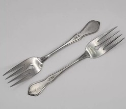 Oneida Stainless Morning Blossom Individual Salad Fork - Set of 2 - £7.62 GBP