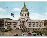 City Hall Building San Francisco California CA DB Postcard W4 - £1.52 GBP