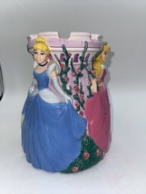 Walt Disney PRINCESS Cinderella Beauty Rapunzel 8 X 8 COIN BANK Disney S... - £13.01 GBP