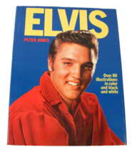 ELVIS Hardcover D/J By Peter Jones w/Over 80 Illustrations  1976 Elvis P... - $10.99