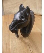 HORSE HEAD HITCHING POST W/ RING STABLE  BARN FARM RANCH *PAINT SCRAPS* - €38,08 EUR HORSE HEAD HITCHING POST W/ RING STABLE  BARN FARM RANCH *PAINT SCRAPS* - €38,08 EUR
